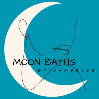 Pink Boho Minimalist Face Beauty Moon Cosmetics Logo cropped